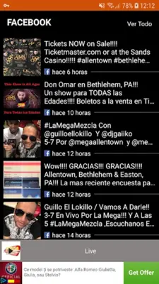 La Mega Se Pega android App screenshot 1